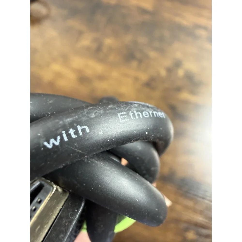 High Speed HDMI Cable 6ft 4K UHD Ethernet Male to Male‎ Black TV Monitor